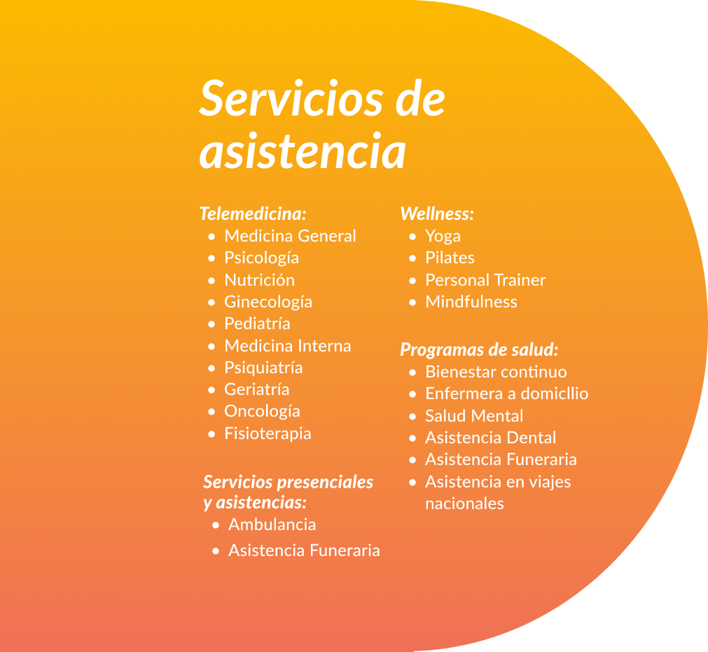 Servicios de asistencia